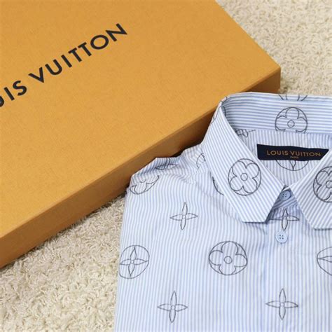 louis vuitton button up shirt replica|louis vuitton collar shirt.